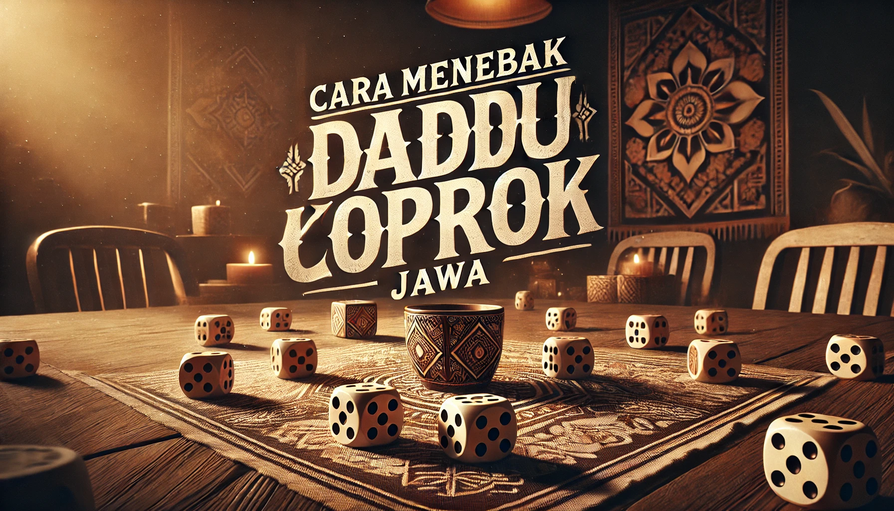 Panduan Lengkap Menebak Dadu Koprok Jawa Secara Cermat Dan Bijak Untuk Pemula