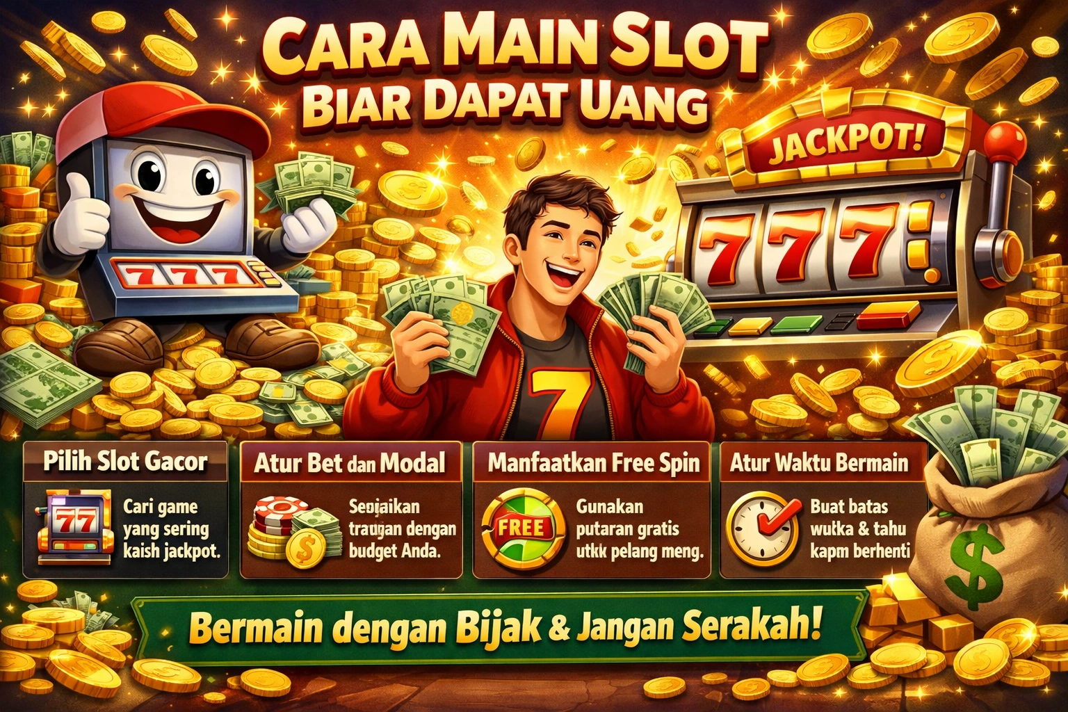 cara main slot biar dapat uang