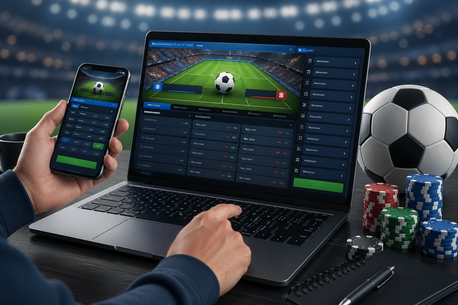 cara taruhan bola di situs online