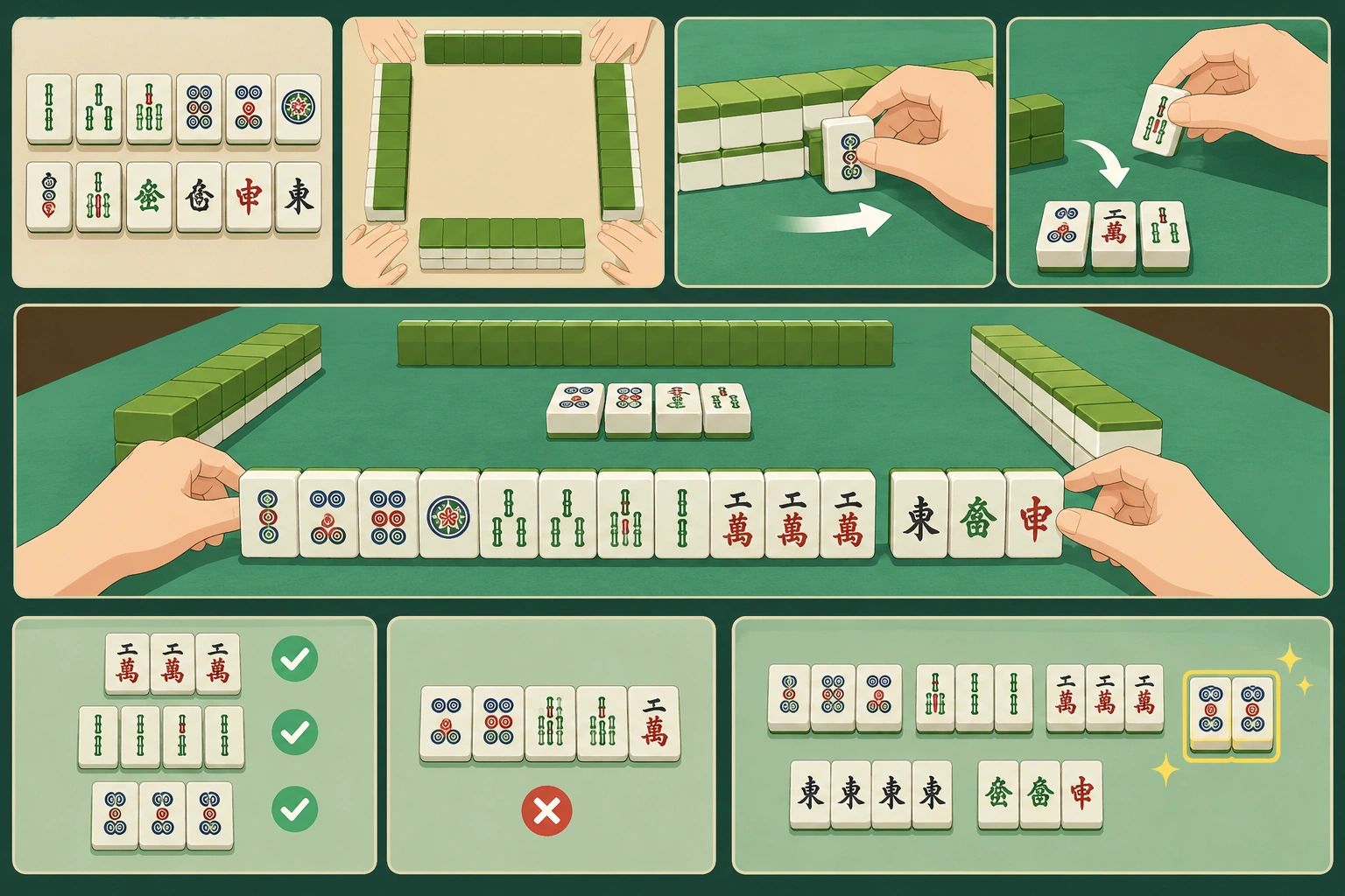 cara main mahjong pemula