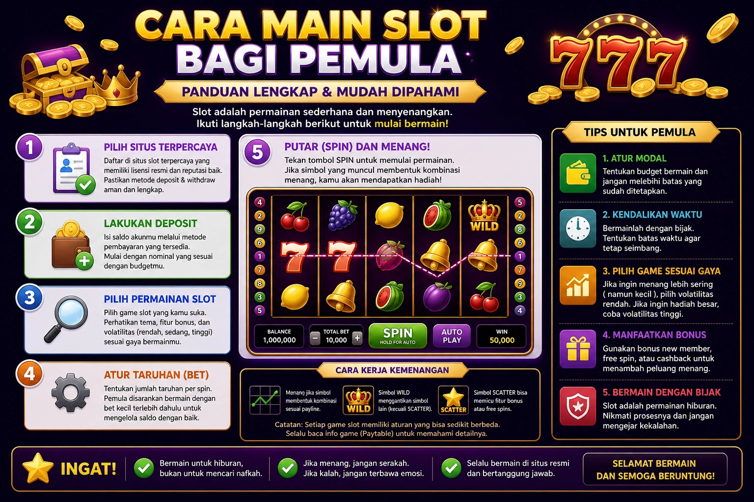 cara main slot bagi pemula